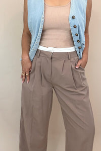 Taupe Trousers